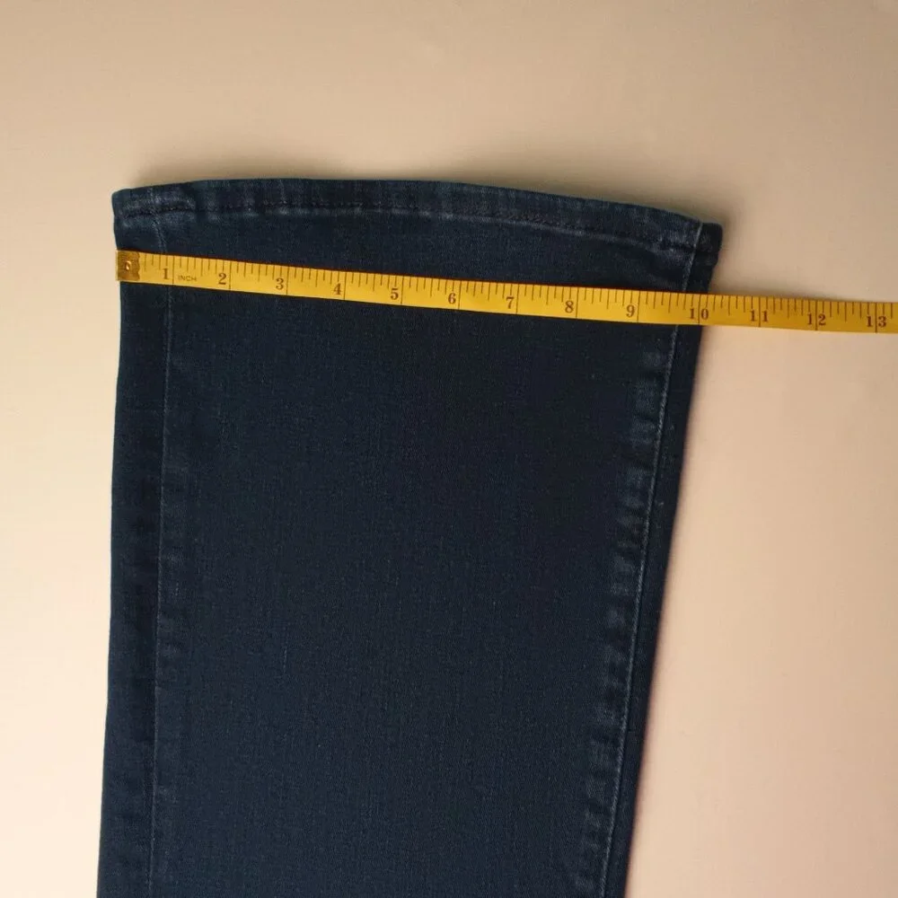 Loft Denim Jeans Size 30/10 The Slim Flare High Rise Dark Wash - Picture 11 of 11